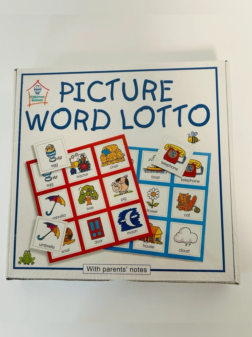 Usborne NWT Factory Sealed Picture Word Lotto Educational Matching Game Ages 2-6